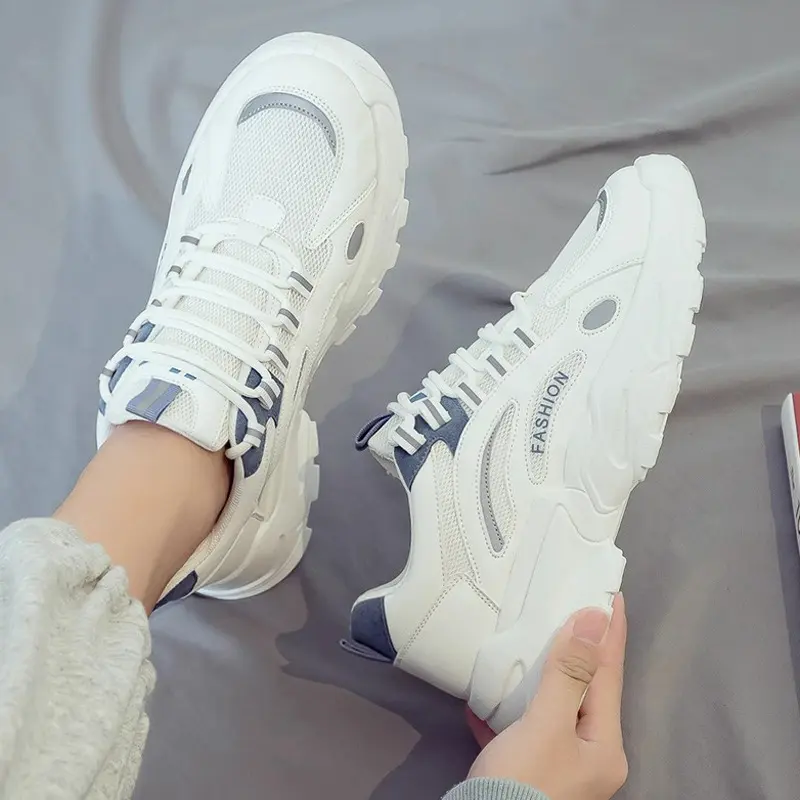 Oulylan New Summer Trend Sneakers Versatile Mesh Casual Design Men's Board Shoes Sports Running Shoes