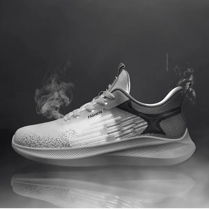 2024 New Fashion Mens Sneakers Summer Breathable Mesh Shoes Sports Casual Shoes For Men Lightweight Non-Slip Size 39-44