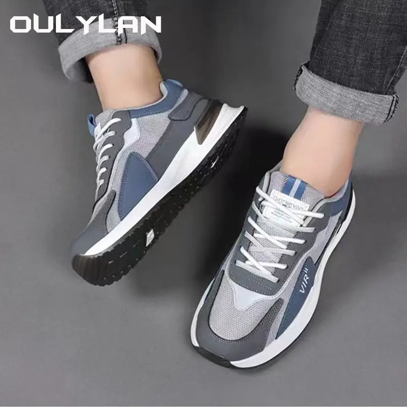 Men's Sports Breathable Mesh Sneakers 2024 Fashion Running Shoes Spring New Trend Casual Anti slip Wear resistant Shoes