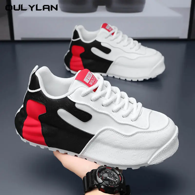 2025 Spring Outdoor Casual Men's Shoes Fashion Multi-purpose Youth Sports Shoes Anti-slip Wear-resistant Thick-soled Shoes