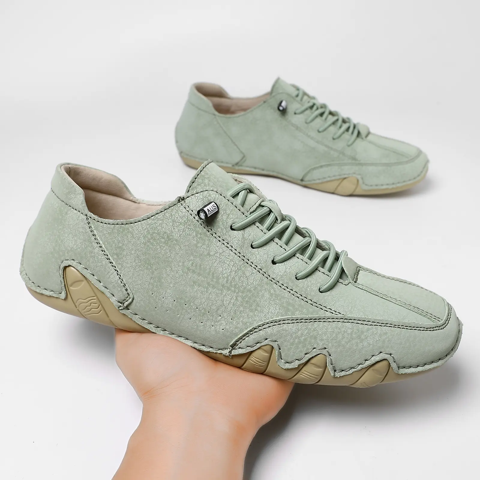 OULYLAN Large Size Men's Shoes Spring Summer Low Cut Men Comfortable Casual Shoes Fashion Mens Boots