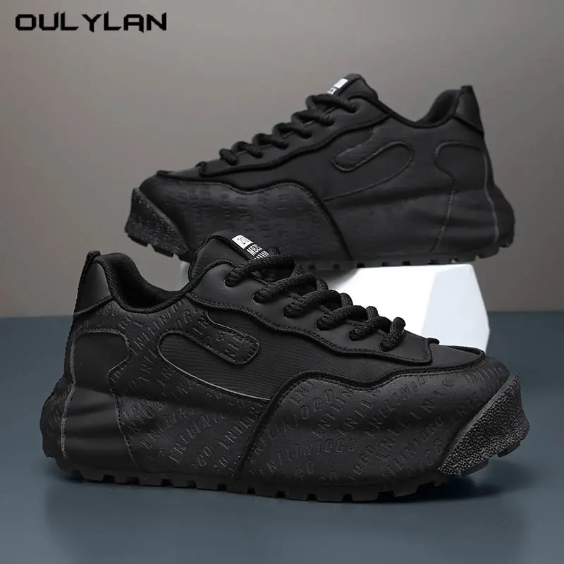 2025 Spring Outdoor Casual Men's Shoes Fashion Multi-purpose Youth Sports Shoes Anti-slip Wear-resistant Thick-soled Shoes