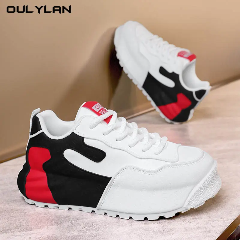 2025 Spring Outdoor Casual Men's Shoes Fashion Multi-purpose Youth Sports Shoes Anti-slip Wear-resistant Thick-soled Shoes