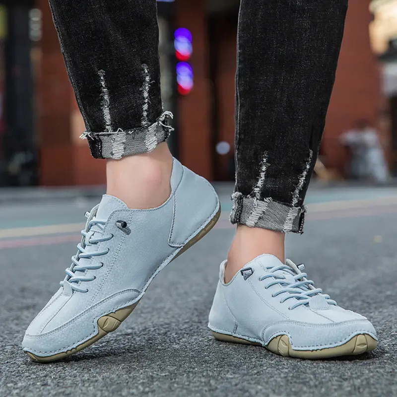 OULYLAN Large Size Men's Shoes Spring Summer Low Cut Men Comfortable Casual Shoes Fashion Mens Boots
