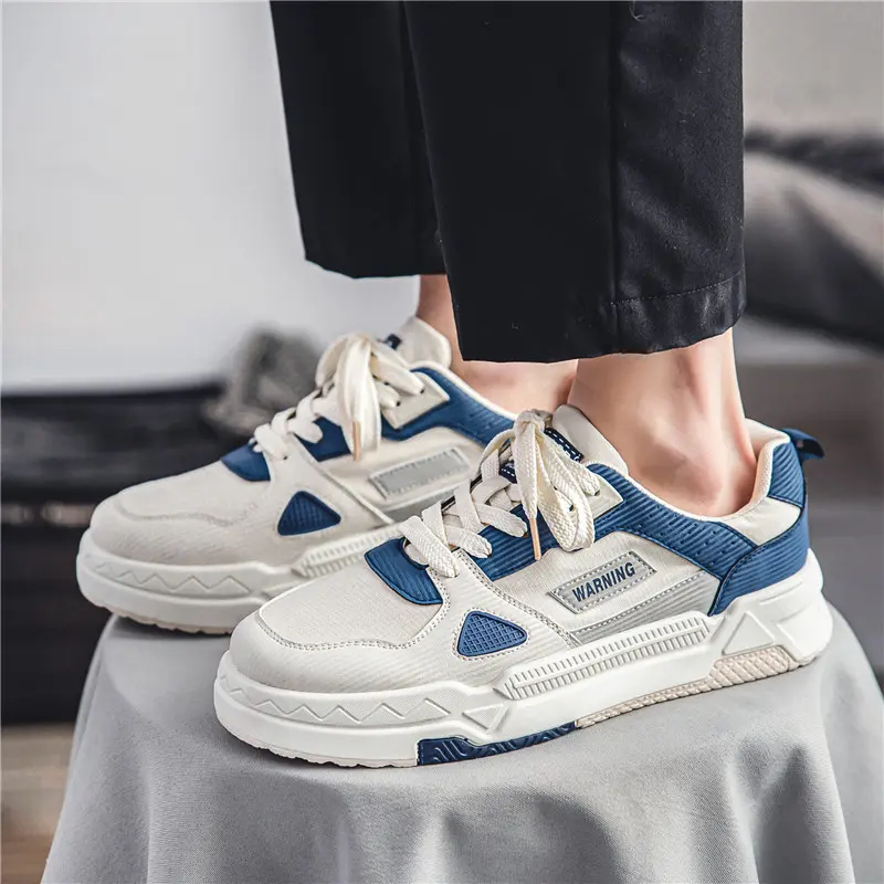 Fashion Men Skateboarding Shoes Outdoor Casual Sneakers Sports Shoes Men Comfortable Flat Slip-on Shoes Size 39-44