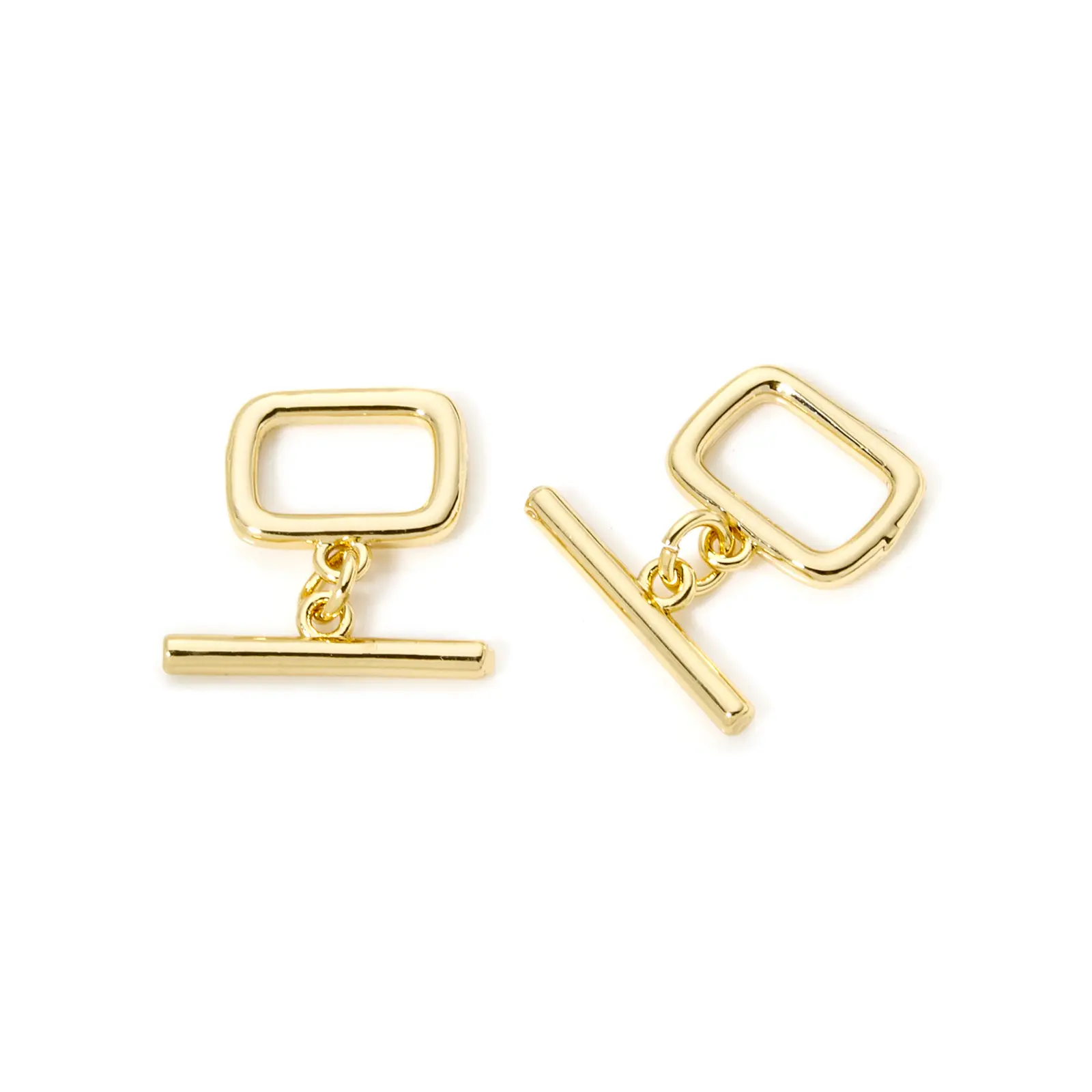 2/4/8 Sets OT Brass Toggle Clasps Round Heart Jewelry Clasp Connector For Necklace Bracelet Making Accessories DIY Fittings