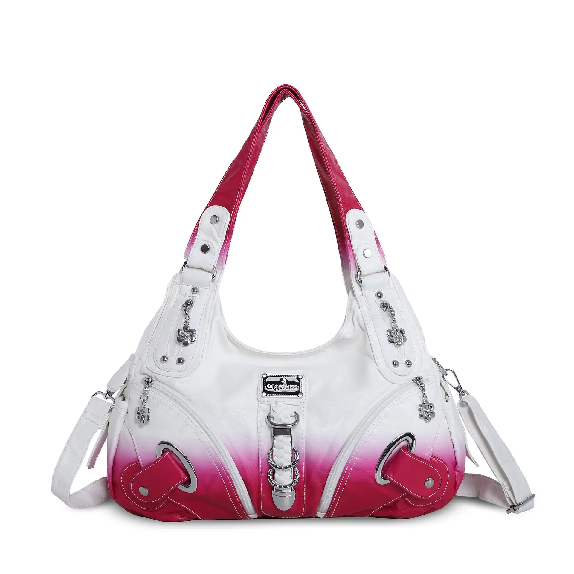  Women Tote Bag Large Top-handle Handbag Fashion Shopper Pack Tie-dye Satchel Dumpling Pack Shoulder Bag Purse