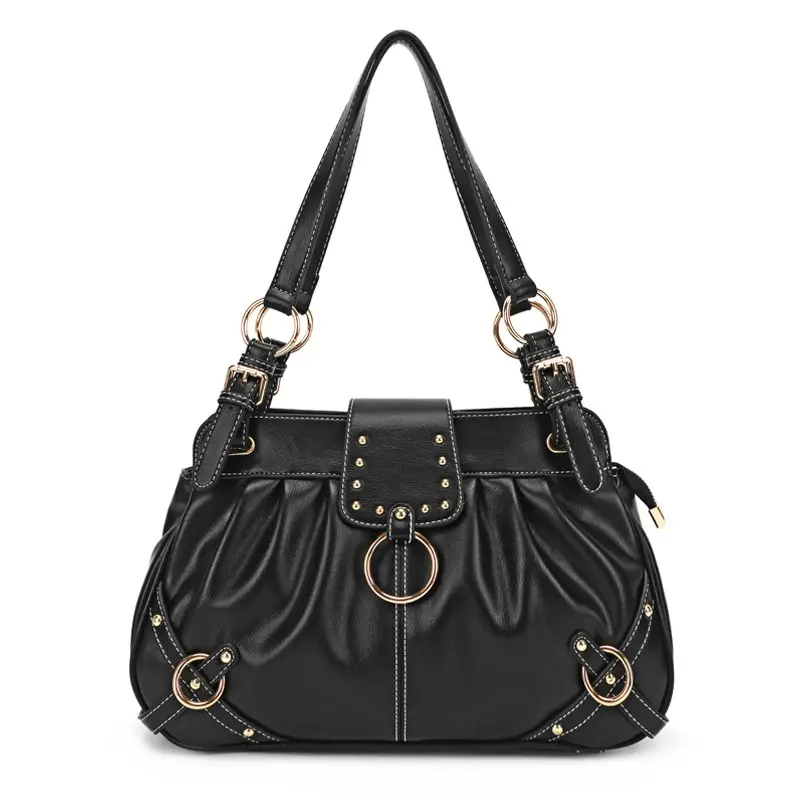  Women's Shoulder Bag Fashion Handbags PU Casual Fmeale Tote Bag Hobo Crossbody Bag Satchel Large Shoulder Purse