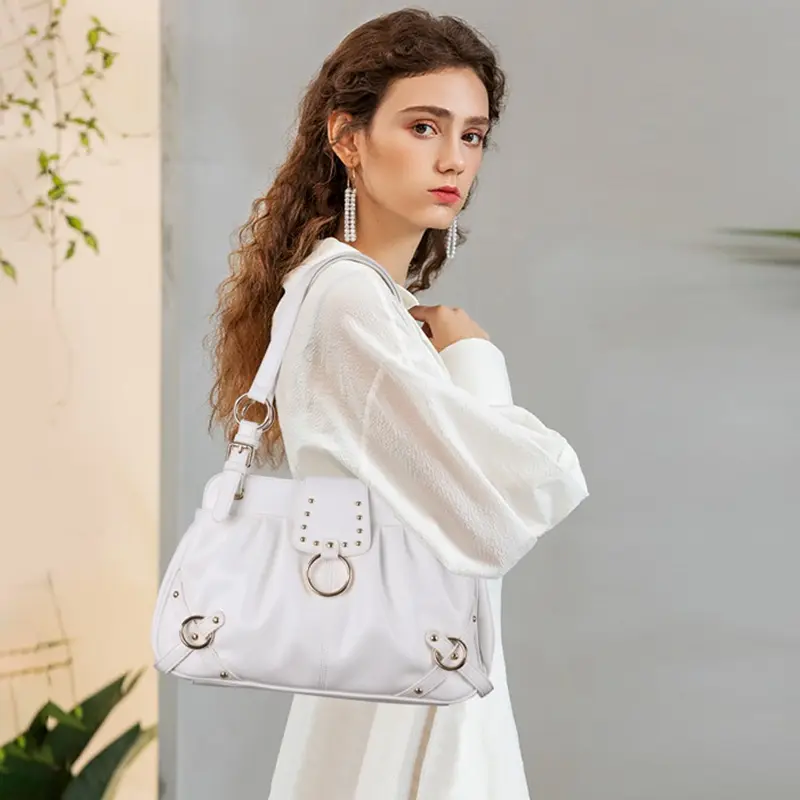  Women's Shoulder Bag Fashion Handbags PU Casual Fmeale Tote Bag Hobo Crossbody Bag Satchel Large Shoulder Purse