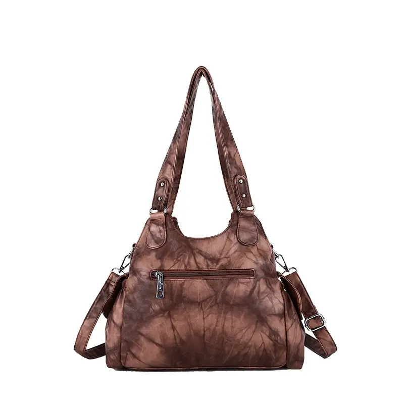 Women Handbags Satchel Top-handle Handbag PU Shoulder Bag Roomy Pocket  Pack Multi-pockets Shoulder Purse Bags AK7557