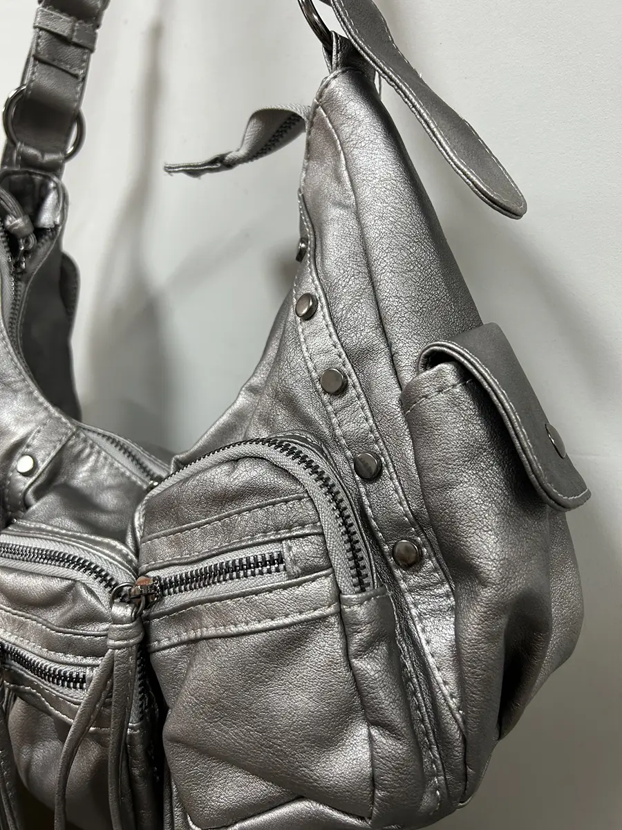 Bag Women Fashion Shoulder Bags Vintage PU Leather Handbags Multiple Pockets Shoulder Purse Bag Tassel bolsa