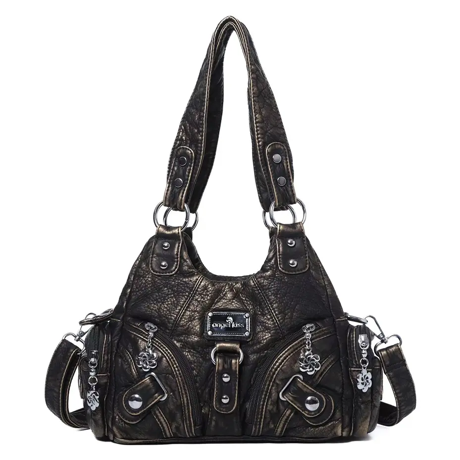  Women Handbags Soft Tote Bag Small Top-handle Fashion Satchel Multi-Pockets Crossbody Shoulder Bag Hobos Phone Pack