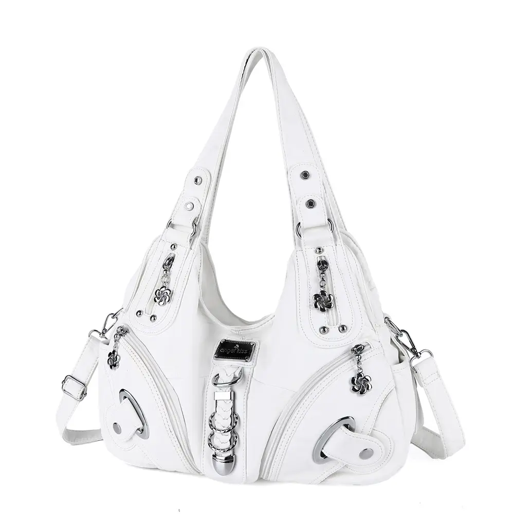Angel kiss Women Handbags Fashion Shoulder Bag Large Tote Top-handle Shopping Pack Multifunctional Satchel Lady Hobos Purse