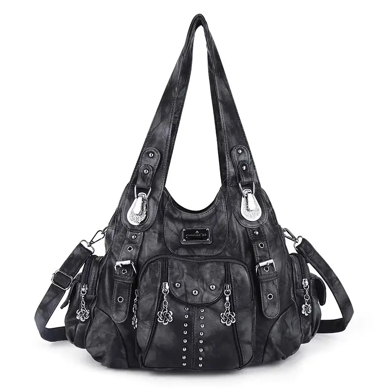 Bag Women Fashion Handbags Women Shoulder Bags PU Leather Handbag Female Satchel Big Shoulder Purse Bag bolsa feminina