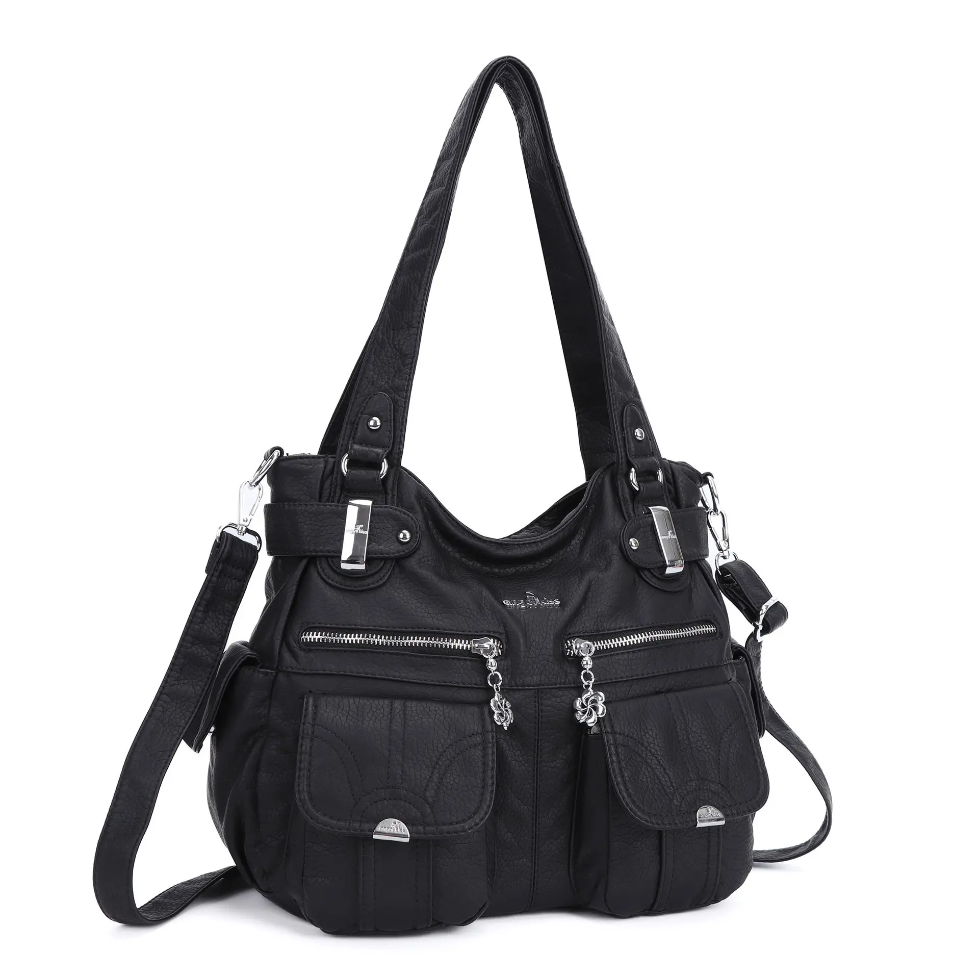  Women Handbags Top-handle Handbag Multifunctional Bag Washable PU Shoulder Bag 13”x17” Casual Bags Shopper Bags Large