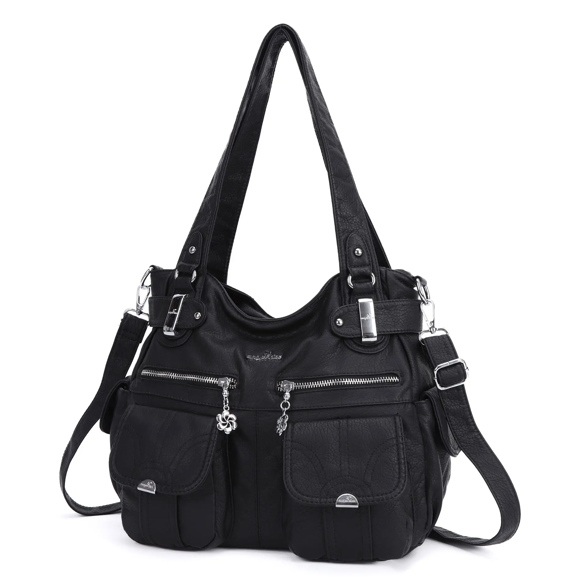  Women Handbags Top-handle Handbag Multifunctional Bag Washable PU Shoulder Bag 13”x17” Casual Bags Shopper Bags Large