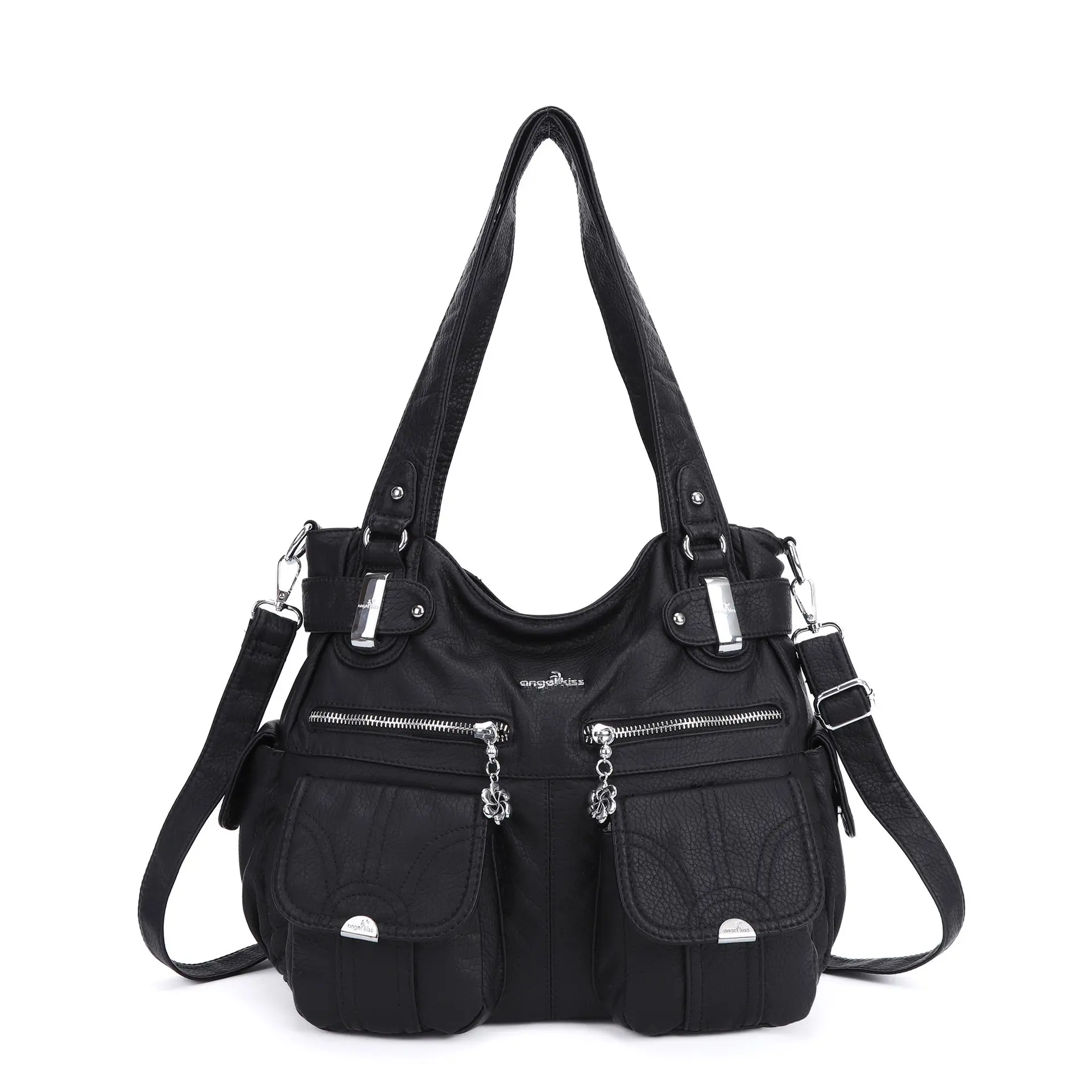  Women Handbags Top-handle Handbag Multifunctional Bag Washable PU Shoulder Bag 13”x17” Casual Bags Shopper Bags Large