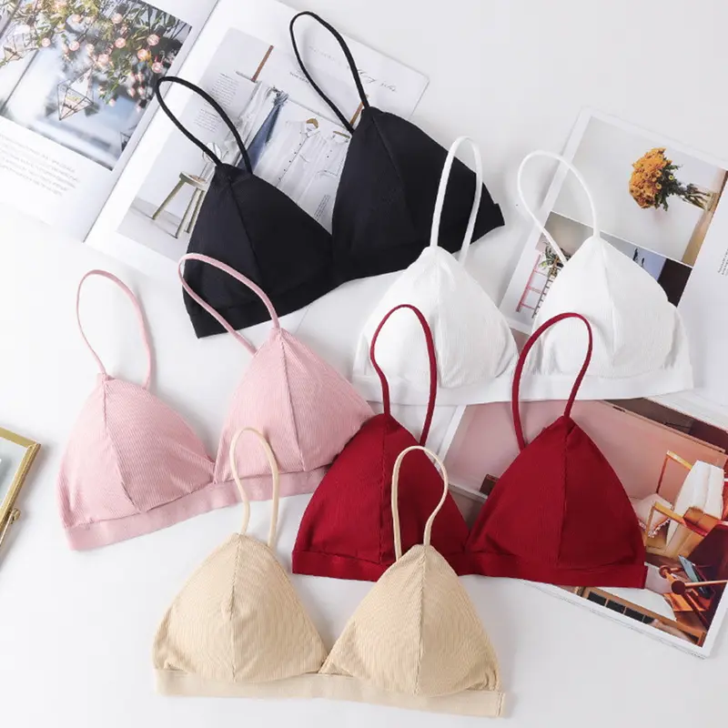 Women's Tube Top Crop Top Female Seamless Back Bra Outdoor Sports Underwear Bra For Women Cotton Female Bra Tops Brassiere