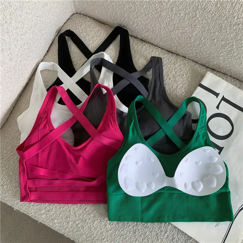Sexy Sports Bra Yoga Bra Fitness Top women Seamless High impact Sports Bra Sports Underwear Push-Up Bra Sportswear Bralette