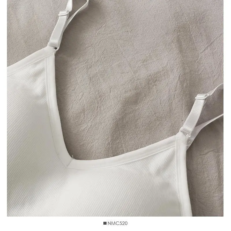 Womens Sports Tops Sexy Tank Top Women Built In Bra Solid Color Camis for Women Crop Top Off Shoulder Sleeveless Camisole
