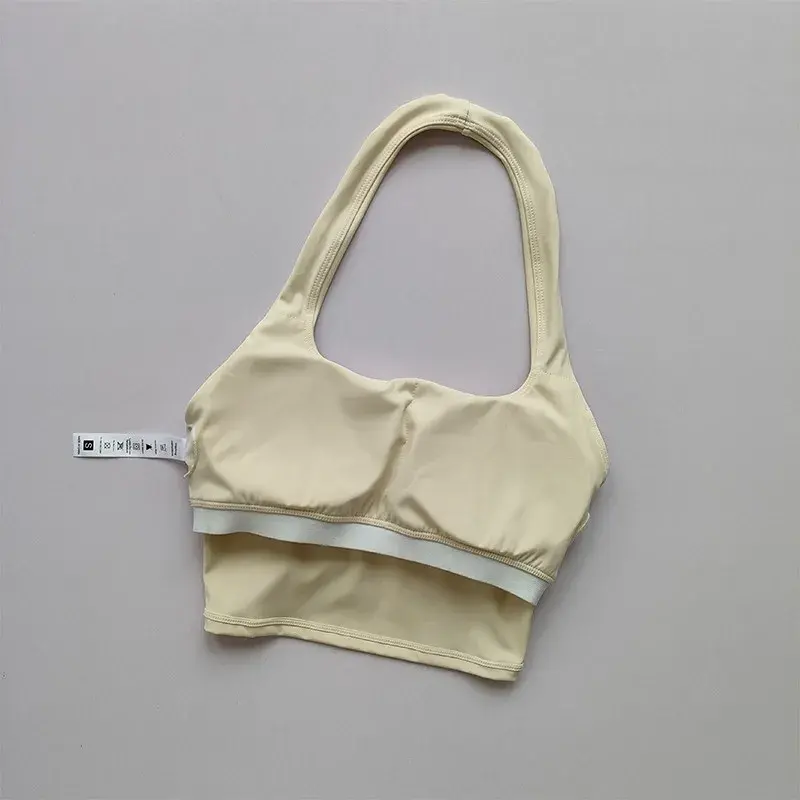 White Halter Tank Top Women's Street Wear 2024 Sleeveless Rib Knit Tank Top Short Female Sexy U-neck Hot Halter Top