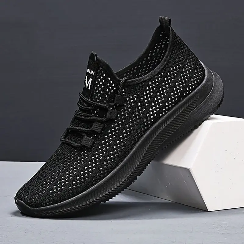 Soft Sole Sport Shoes Men Comfortable Breathable Anti Slip Abrasion Resistant Lightweight Outdoor Casual Sneaker