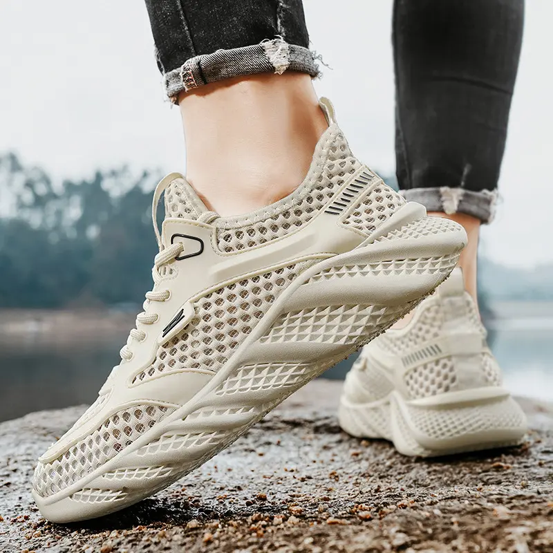 River Tracing Shoes, Men's Shoes, Sports Shoes, Hollowed Out Mesh Quick Drying Outdoor Hiking Sandals, Men's Shoes