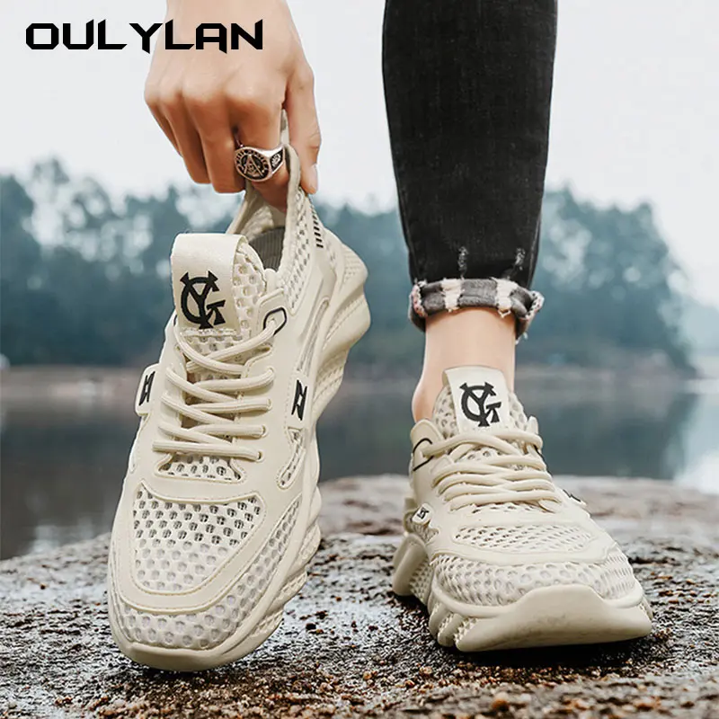 River Tracing Shoes, Men's Shoes, Sports Shoes, Hollowed Out Mesh Quick Drying Outdoor Hiking Sandals, Men's Shoes