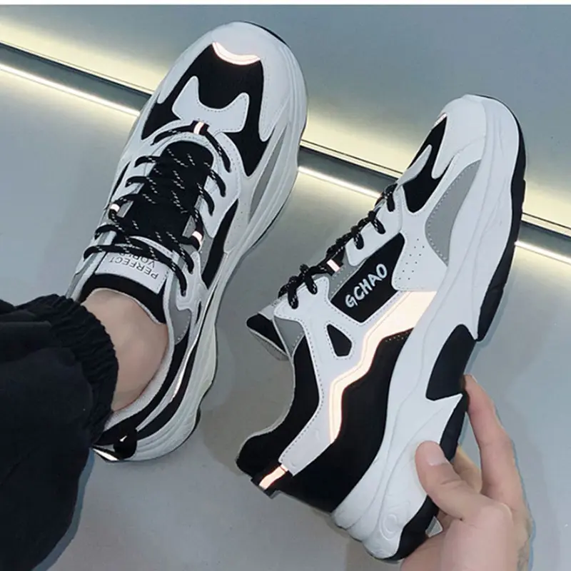 Fashion Non-slip Shoes Summer Breathable Mesh Sports and Leisure Running Shoes Versatile Little White Shoes Size 39-44