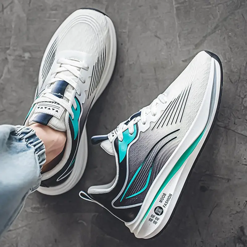 2024 New Summer Breathable Thin Mesh  Versatile Casual Sports Thick Bottom Shock Absorbent Anti slip Trendy Shoes