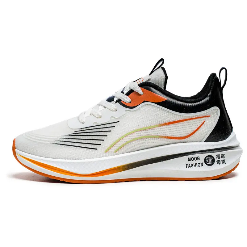 2024 New Summer Breathable Thin Mesh  Versatile Casual Sports Thick Bottom Shock Absorbent Anti slip Trendy Shoes