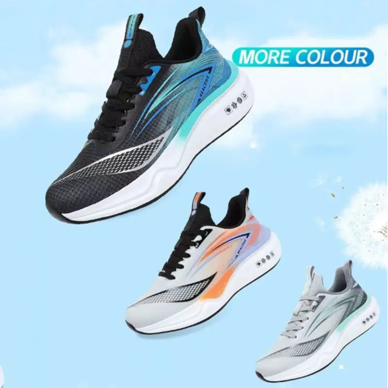 Oulylan New Style Spring Running Shoes Plastic Sole Sneakers Lightweight Breathable Women's Shoe Round Headband Tie Casualshoe