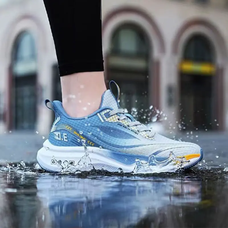 Oulylan New Style Spring Running Shoes Plastic Sole Sneakers Lightweight Breathable Women's Shoe Round Headband Tie Casualshoe