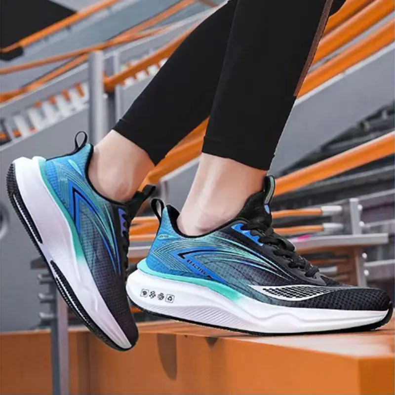 Oulylan New Style Spring Running Shoes Plastic Sole Sneakers Lightweight Breathable Women's Shoe Round Headband Tie Casualshoe
