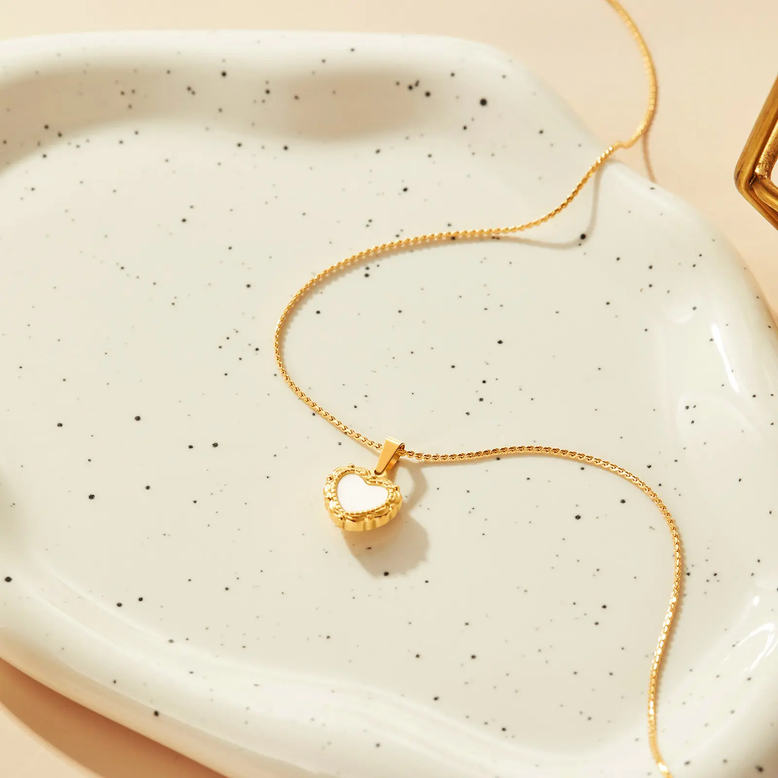 304 Stainless Steel Link Cable Chain Necklace Vintage Heart Bow Tie Round Square Pendant For Women 45cm(17 6/8") Long, 1 Piece