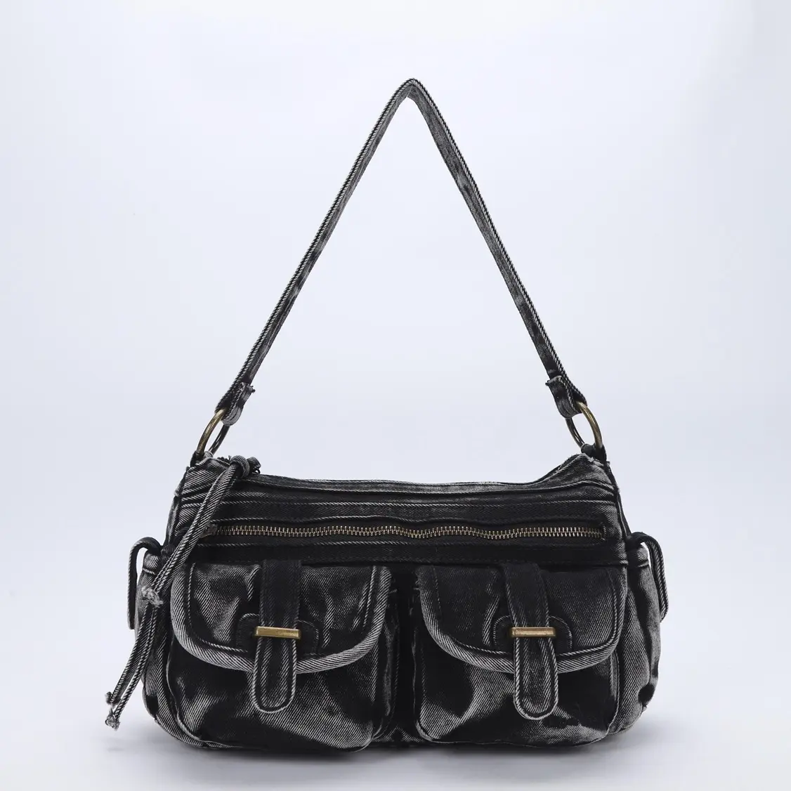  Women Handbags Satchel Top-handle Handbag Denim Shoulder Bag Dumpling Pack Give Gifts Shoulder Bags Phone Money Pack