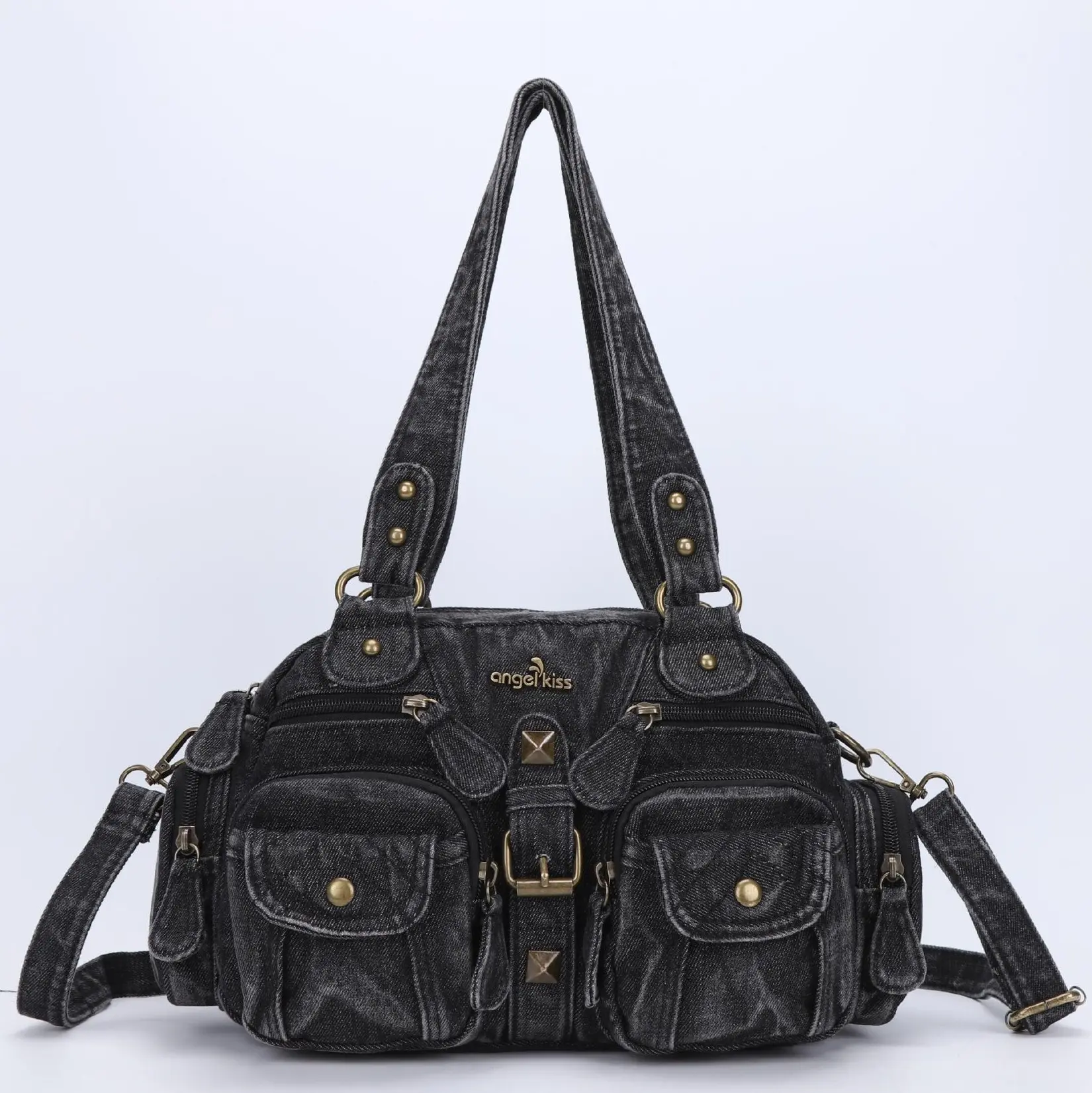  Women Handbags Satchel Top-handle Handbag Denim Shoulder Bag Dumpling Pack Give Gifts Shoulder Bags Phone Money Pack