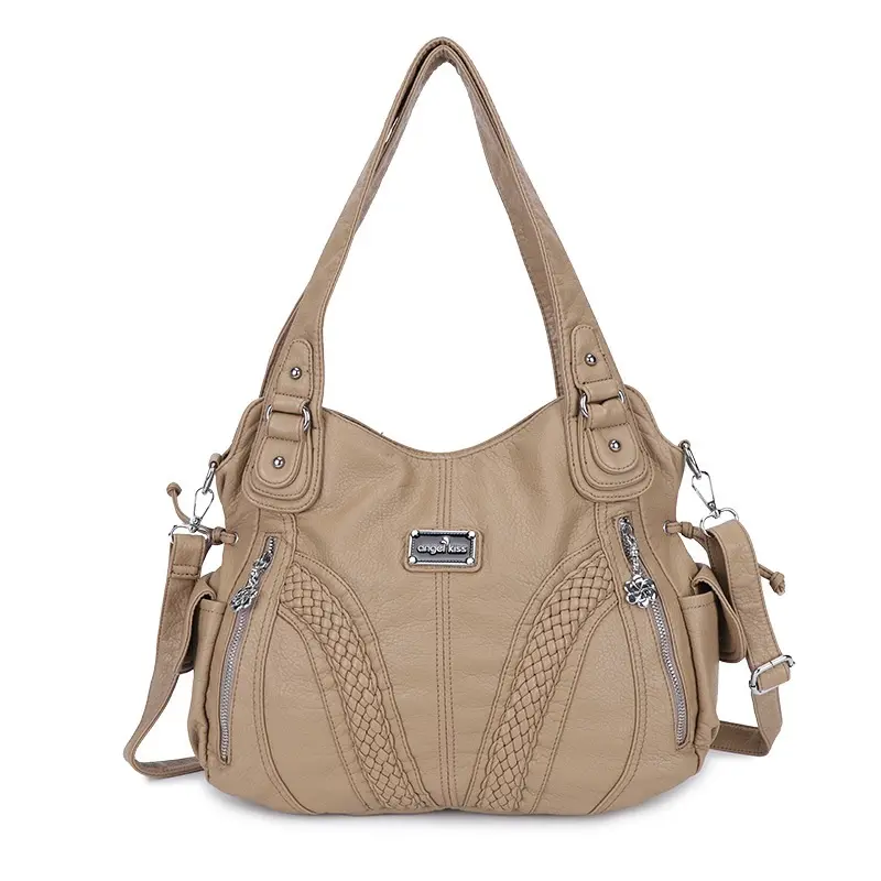  Fashion handbags  Fashion Shoulder Bag for Women Soft PU Crossbody Handbg Large Capacity Messenger Bag Hobos Big Purse