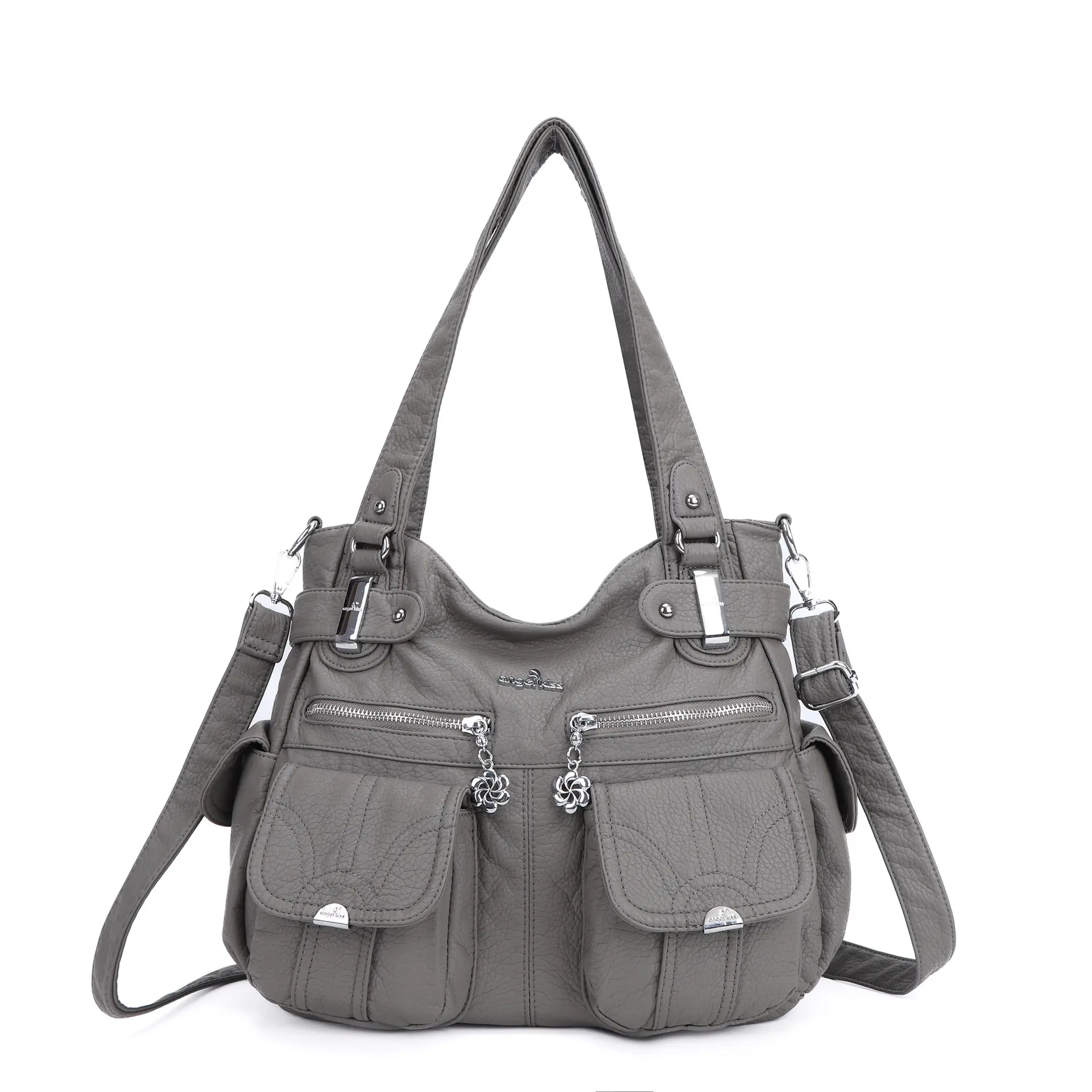  Fashion handbags  Fashion Shoulder Bag for Women Soft PU Crossbody Handbg Large Capacity Messenger Bag Hobos Big Purse