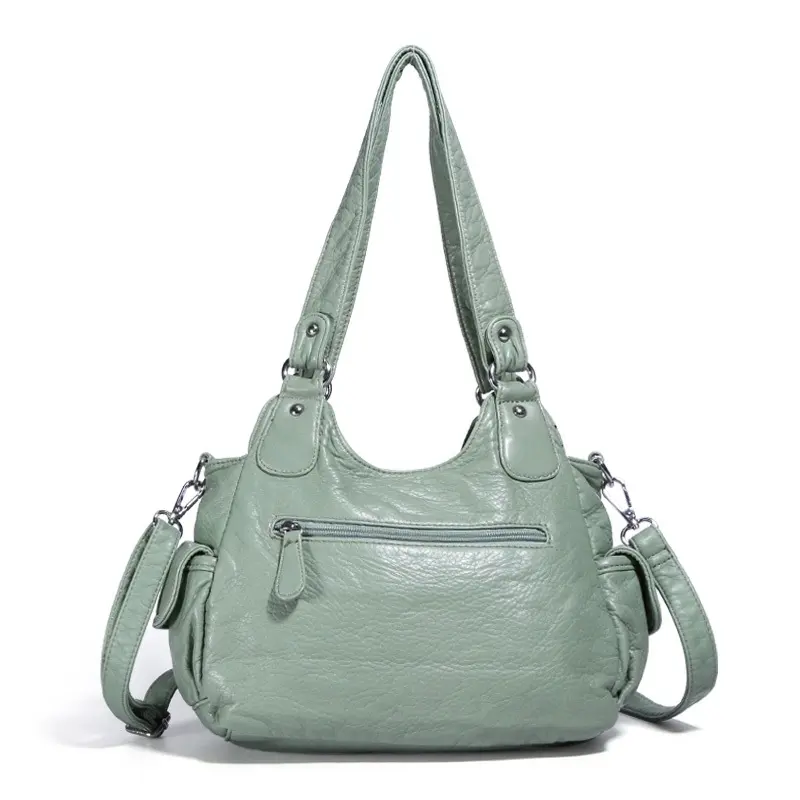 Bag Fashion Women Handbag PU Leather Shoulder Bag Top-handle Handbag Female Satchel Ladies Shoulder Bags