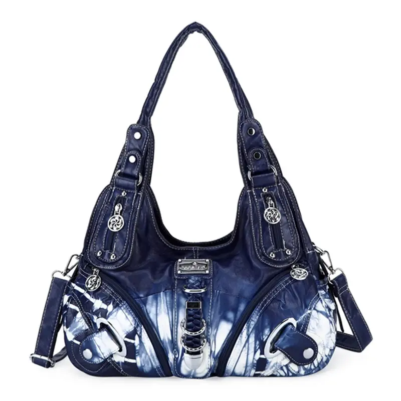 Bag Women Shoulder Bag Top-handle Handbag Fashion Tie-dye Satchel Dumpling Pack Shoulder Bag Tote Bag