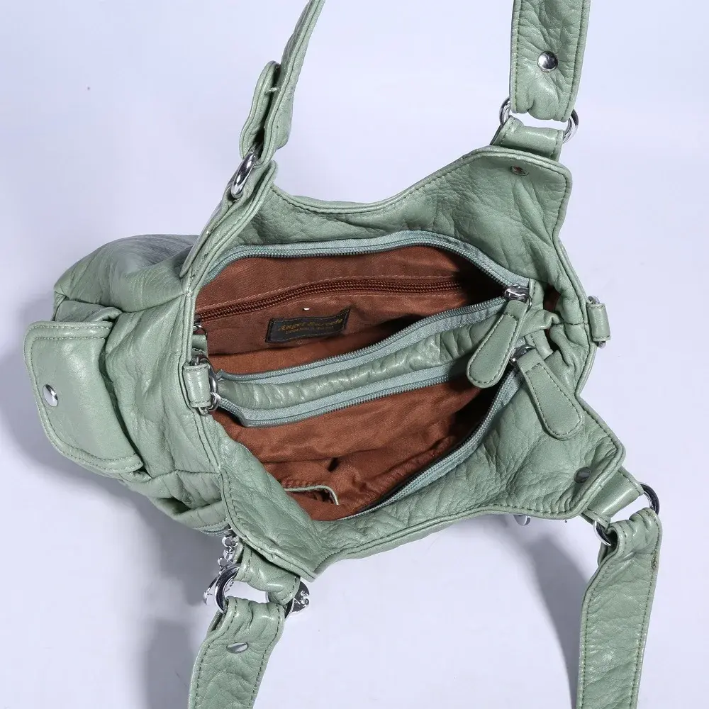 Bag Fashion Women Handbag PU Leather Shoulder Bag Top-handle Handbag Female Satchel Ladies Shoulder Bags