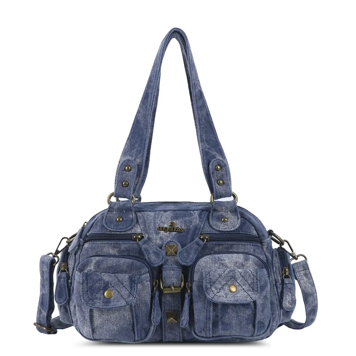  Brown Bag Women Vintage Handbags Satchel Top-handle Handbag PU Shoulder Bag Dumpling Pack Multi-pockets Shoulder Bags