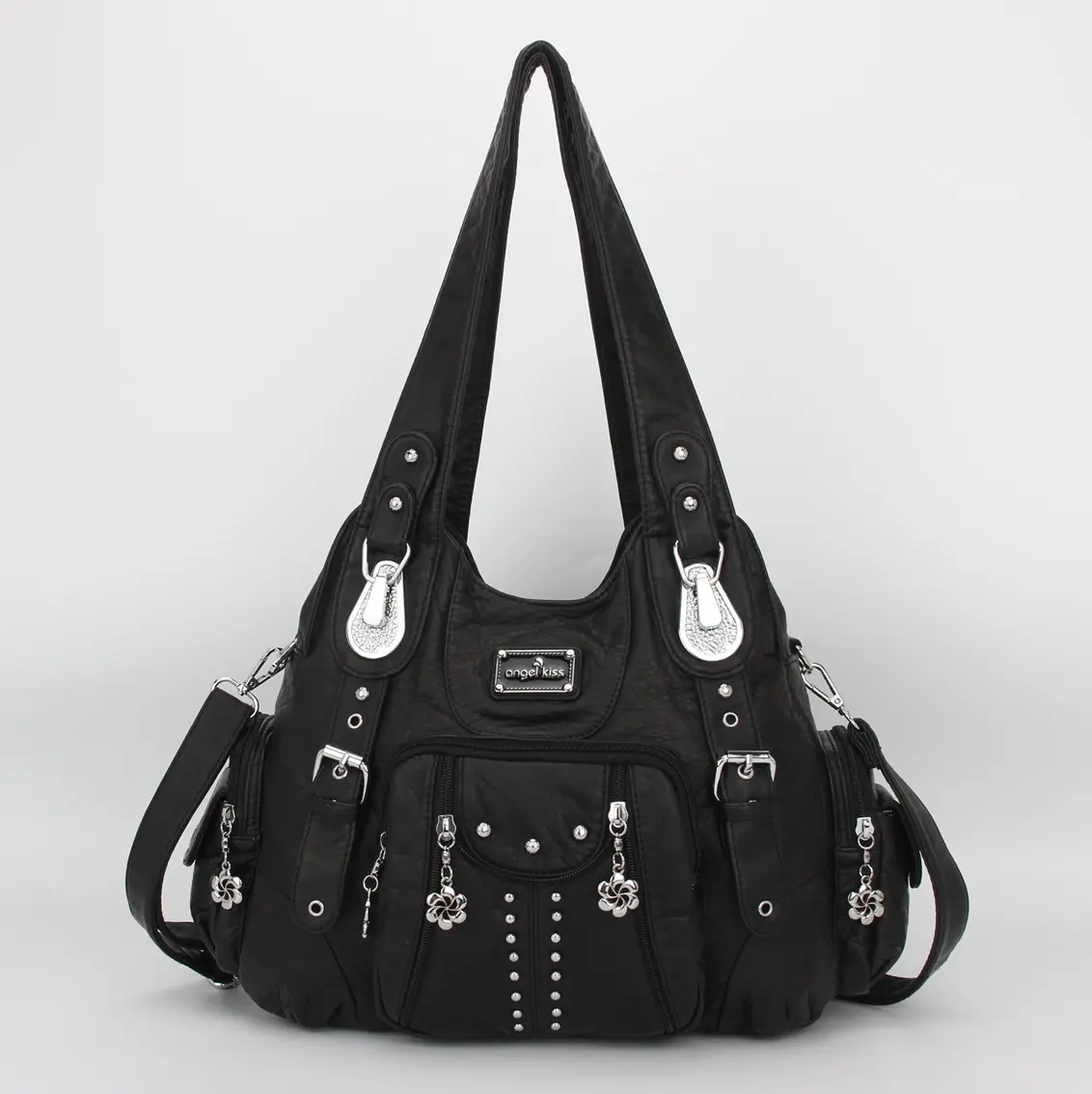  Women Fashion Handbags Large Shoulder Bags PU Leopard Handbag Female Satchel Big-capacity Shoulder Purse Bag bolsa