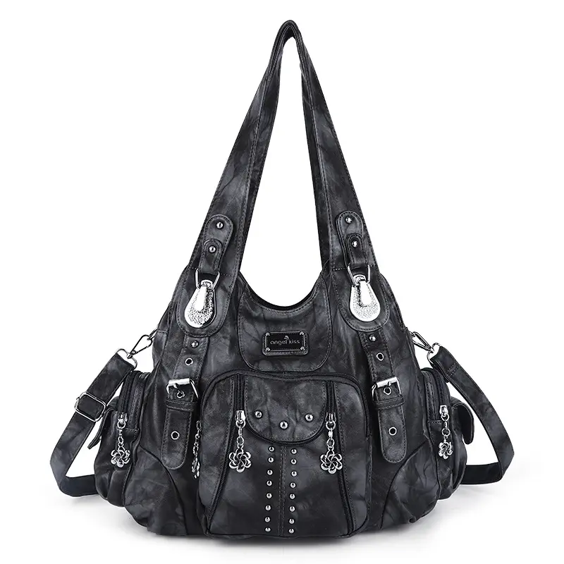 Women's Bag Fashion Handbags Large Leopard Shoulder Bags PU Leather Satchel Large-capacity Shoulder Purse Bag bolsa feminina