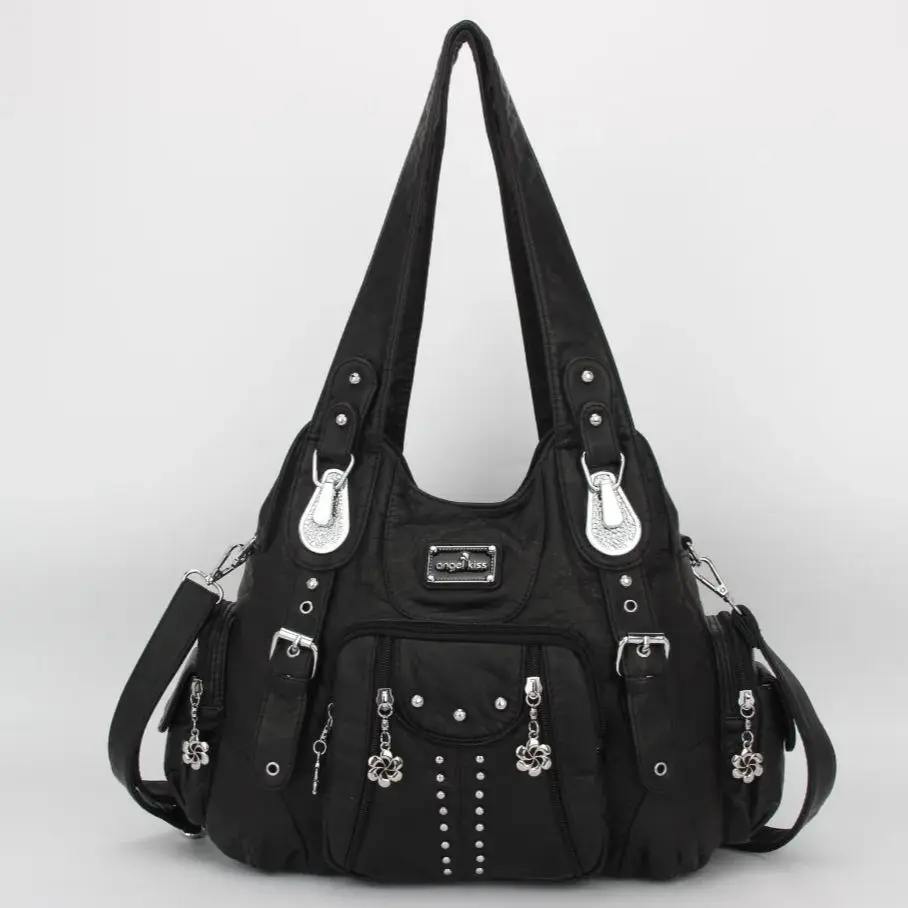 Women's Bag Fashion Handbags Large Leopard Shoulder Bags PU Leather Satchel Large-capacity Shoulder Purse Bag bolsa feminina