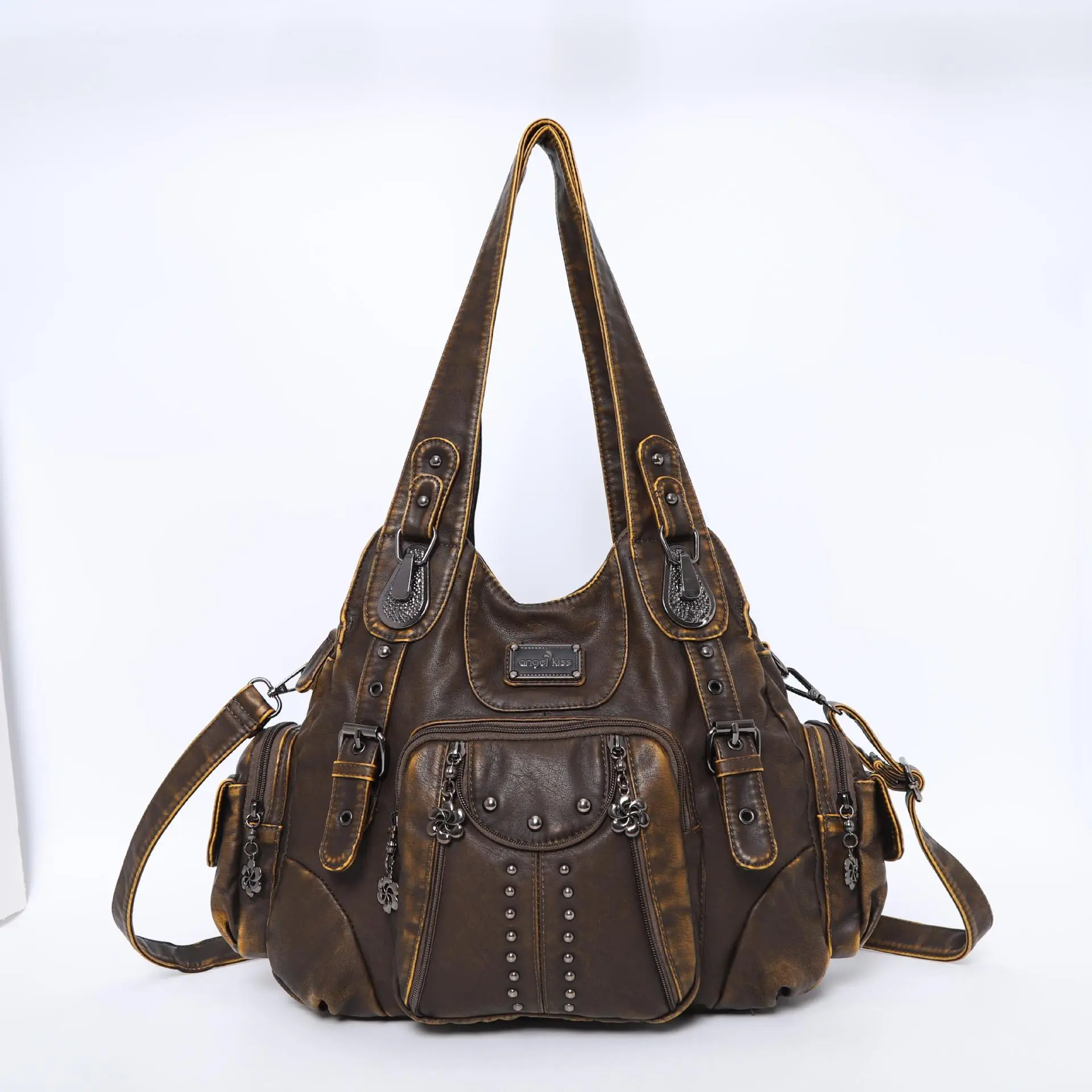 Fashion Handbags Women Shoulder Bags PU Leather Handbag Female Satchel Big-capacity Shoulder Purse Bag bolsa feminina