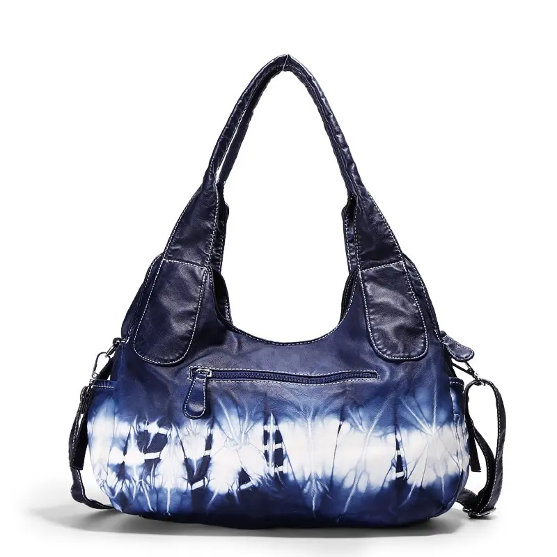 Angelkiss Women Bag Top-handle Handbag Fashion Tie-dye Satchel Dumpling Pack Shoulder Bag Tote Bag