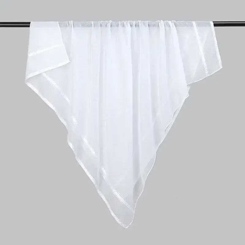 White Arab Keffiyeh Muslim Head Scarf Arab Neck Wrap for Men Turban Hijab Headwear Islamic Traditional Costumes Shawls Bandana