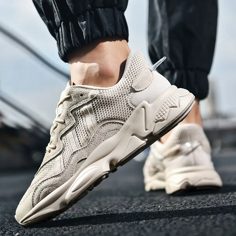 Oulylan New Sports Shoes Men Summer Casual Breathable Comfortable Sport Walking Shoes Running Shoes Retro Sneakers